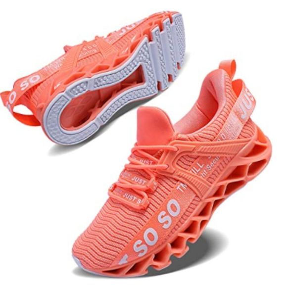 Womens Non Slip Running Shoes Athletic Sneakers - Picture 3 of 6